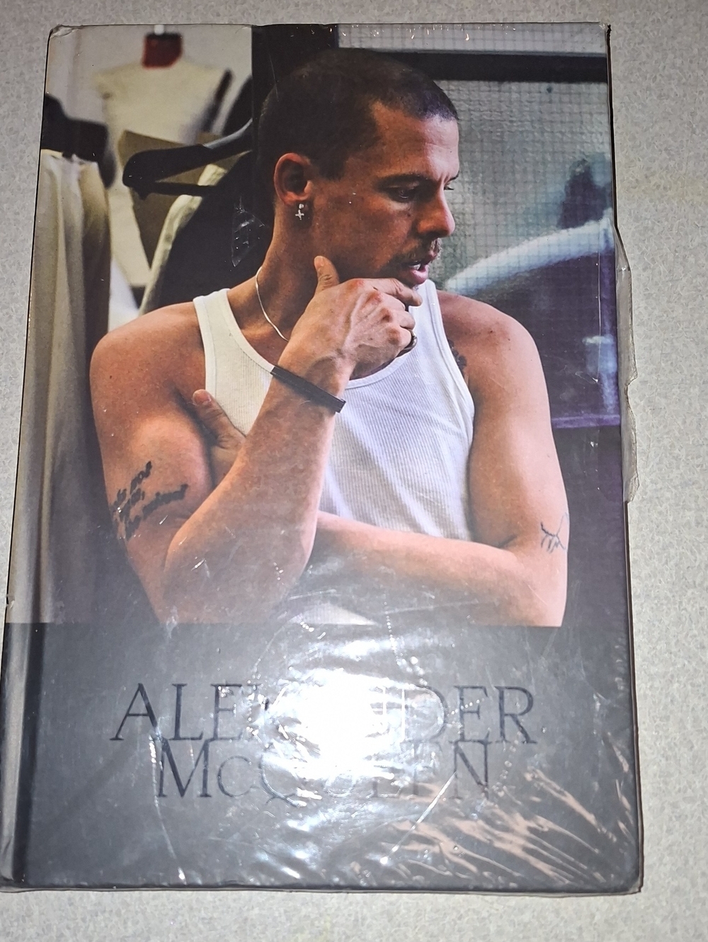 Alexander McQueen Hardcover Photo Book - White Tank Cover Photo